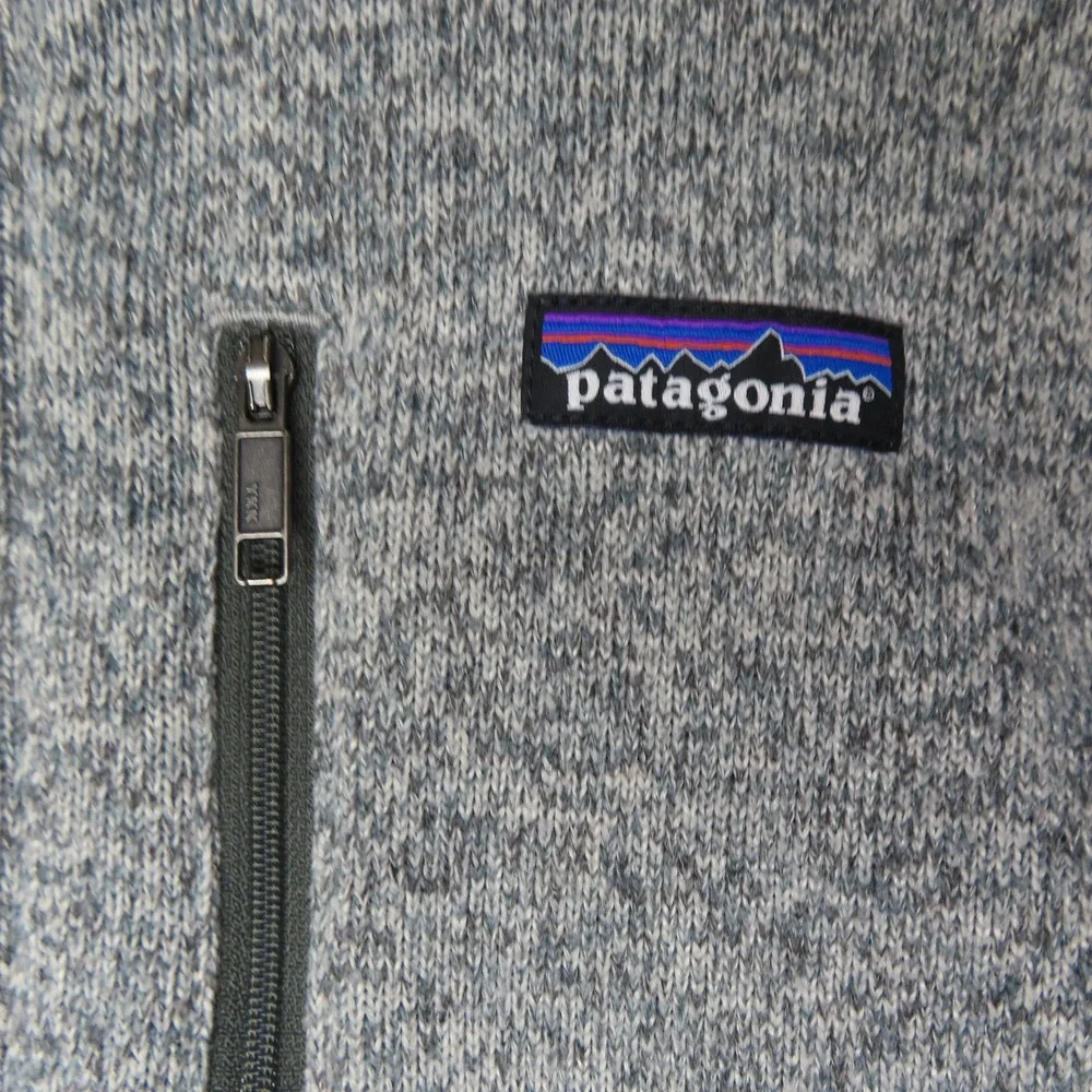 Patagonia‎ Better Sweater 1/4 Zip Fleece Pullover Gray Mens Size Medium 25522